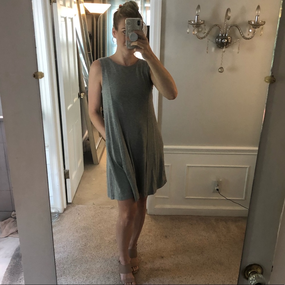 Lou & Grey Grey Jersey Dress XS